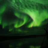 aurora borealis green color Yellowknife VacationsJPG